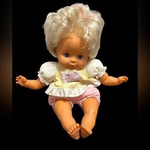 Vintage 1990 Tyco Magic Bottle Baby Doll Only